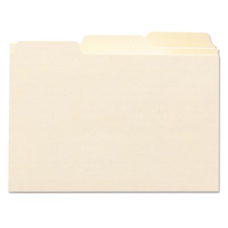 Picture of Manila Card Guides, 1/3-Cut Top Tab, Blank, 4 x 6, Manila, 100/BoxSMD-56030