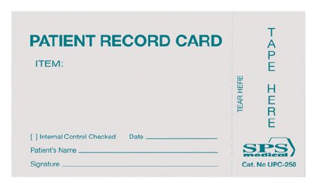 Picture of Sterilization Record Card Steam / EO Gas / Gas PlasmaUPC-250