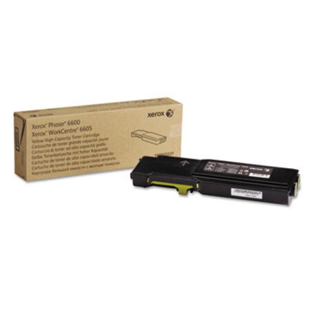 Picture of 106R02227 High-Yield Toner, 6,000 Page-Yield, YellowXER-106R02227