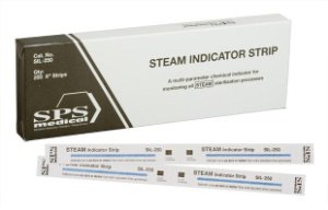 Picture of SPSmedical Sterilization Chemical Indicator Strip Steam 8 InchSIL-250