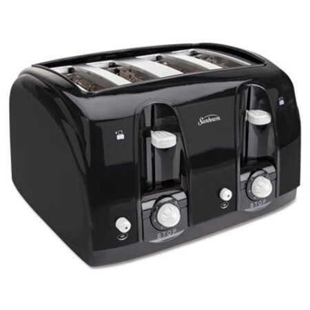 Picture of Extra Wide Slot Toaster, 4-Slice, 11 3/4 x 13 3/8 x 8 1/4, BlackSUN-39111