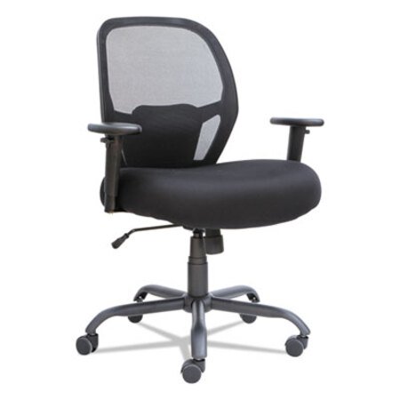 Picture of Alera Merix450 Series Mesh Big/Tall Chair, Supports Up to 450 lb, 19.88" to 23.62" Seat Height, BlackALE-MX4517