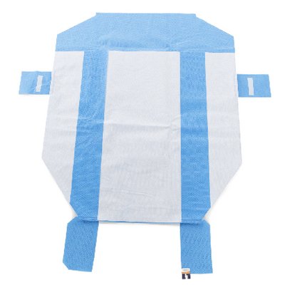 Picture of SMART-FOLD* H650 Sterilization Wrap White / Blue 28 X 46 Inch Dual Layer SMS Polypropylene Steam / EO Gas / Hydrogen Peroxide14281