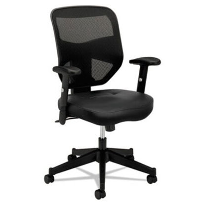 Picture of VL531 Mesh High-Back Task Chair with Adjustable Arms, Supports Up to 250 lb, 18" to 22" Seat Height, BlackBSX-VL531SB11