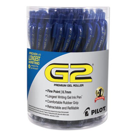 Picture of G2 Premium Gel Pen Convenience Pack, Retractable, Fine 0.7 mm, Blue Ink, Blue Barrel, 36/PackPIL-84066