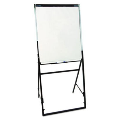 Picture of Futura Dry Erase Presentation Easel, Melamine, 26 x 35, White, Black FrameQRT-351900