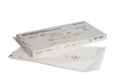 Picture of Sterilization Pouch Tyvek® Gas Plasma 12-1/2 X 22 Inch Transparent / White Self Seal Tyvek® Material12356