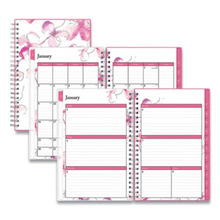 Picture of Breast Cancer Awareness Weekly/Monthly Planner, 8 x 5, Orchid, 2022BLS-137270