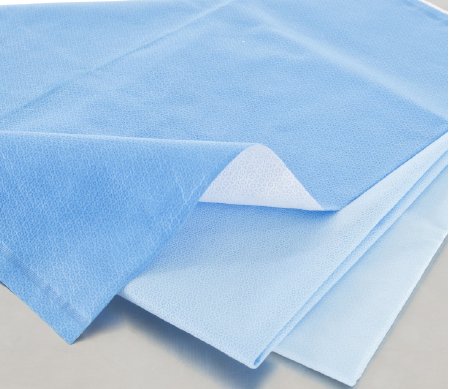 Picture of QUICK CHECK* H100 Sterilization Wrap White / Blue 30 X 30 Inch Dual Layer SMS Polypropylene Steam / EO Gas / Hydrogen Peroxide34176