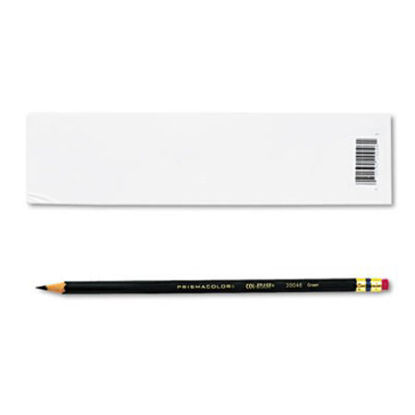 Picture of Col-Erase Pencil with Eraser, 0.7 mm, 2B (#1), Green Lead, Green Barrel, DozenSAN-20046
