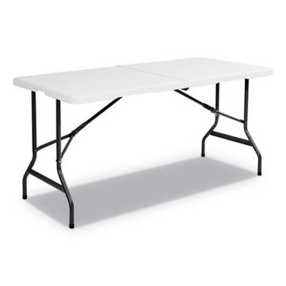 Picture of IndestrucTable Classic Bi-Folding Table, 250 lb Capacity, 60 x 30 x 29, PlatinumICE-65453