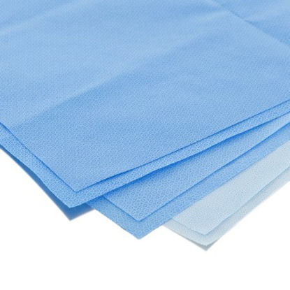 Picture of Kimtech™ Kimguard™ Sterilization Wrap Light Blue 54 X 54 Inch Single Layer SMS Polypropylene Steam / EO Gas10754