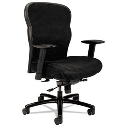 Picture of Wave Mesh Big and Tall Chair, Supports Up to 450 lb, 19.25" to 22.25" Seat Height, BlackBSX-VL705VM10