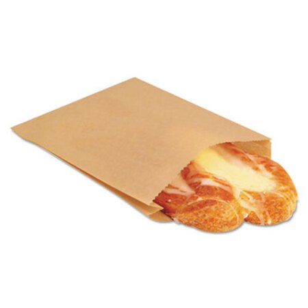 Picture of EcoCraft Grease-Resistant Sandwich Bags, 6.5" x 8", Natural, 2,000/CartonBGC-300100