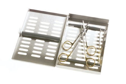 Picture of Sterilization Cassette Tray Thompson™ Slimline 11/16 X 4-5/8 X 7 Inch3-072014