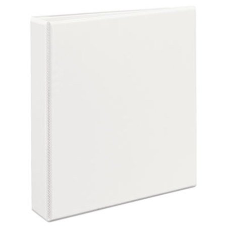 Picture of Durable View Binder with DuraHinge and EZD Rings, 3 Rings, 1.5" Capacity, 11 x 8.5, White, (9401)AVE-09401