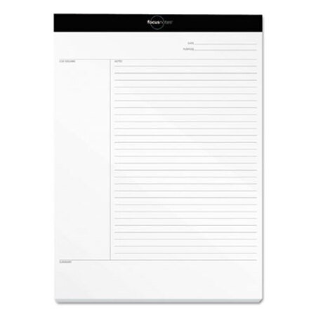 Picture of FocusNotes Legal Pad, Meeting Notes, 8.5 x 11.75, White, 50 SheetsTOP-77103