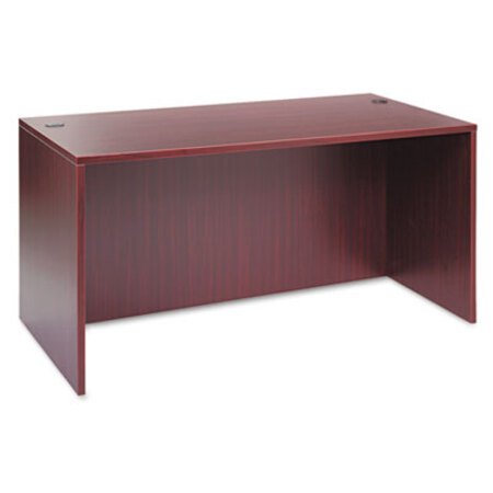 Picture of Alera Valencia Series Straight Front Desk Shell, 59.13" x 29.5" x 29.63", MahoganyALE-VA216030MY