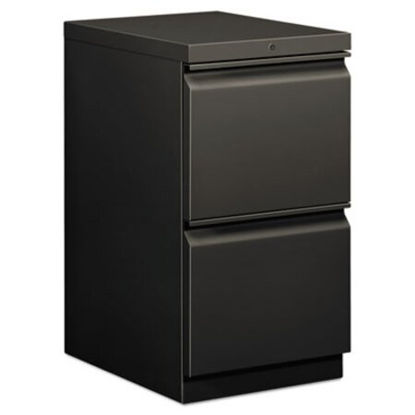 Picture of Brigade Mobile Pedestal, Left or Right, 2 File Drawers, Charcoal, 15" x 19.88" x 28"HON-33820RS