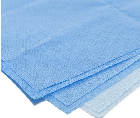 Picture of HALYARD* H100 Sterilization Wrap Light Blue 24 X 24 Inch Single Layer SMS Polypropylene Steam / EO Gas / Hydrogen Peroxide37051