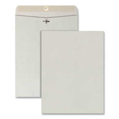 Picture of Clasp Envelope, #97, Square Flap, Clasp/Gummed Closure, 10 x 13, Executive Gray, 100/BoxQUA-38597