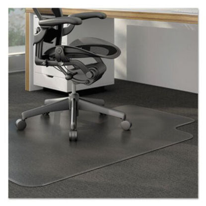 Picture of Moderate Use Studded Chair Mat for Low Pile Carpet, 45 x 53, Wide Lipped, ClearALE-MAT4553CLPL