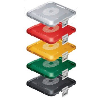 Picture of Integra® Miltex® Sterilization Container Lid 11 X 11-1/4 Inch, Silver, Anodized Aluminum Alloy730420