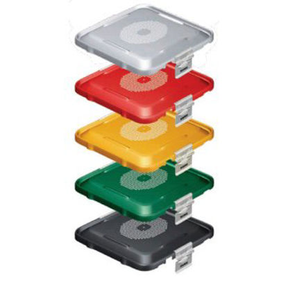 Picture of Integra® Miltex® Sterilization Container Lid 11 X 11-1/4 Inch, Silver, Anodized Aluminum Alloy730420