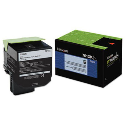 Picture of 70C1XK0 Return Program Extra High-Yield Toner, 8,000 Page-Yield, BlackLEX-70C1XK0