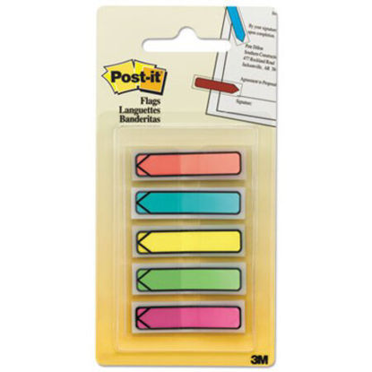 Picture of Arrow 1/2" Page Flags, Five Assorted Bright Colors, 20/Color, 100/PackMMM-684ARR2