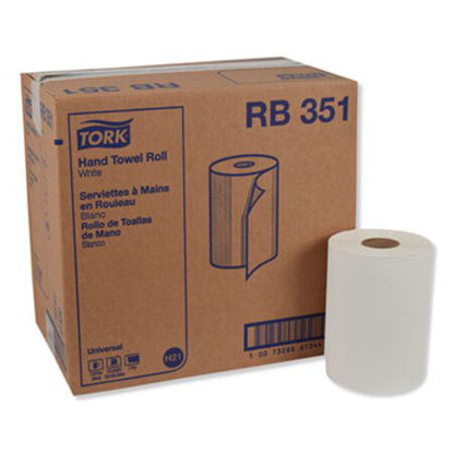 Picture of Universal Hardwound Roll Towel, 7.88" x 350 ft, White, 12/CartonTRK-RB351