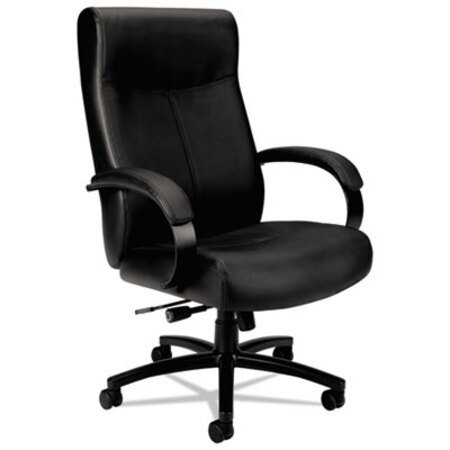 Picture of Validate Big and Tall Leather Chair, Supports Up to 450 lb, 18.75" to 21.5" Seat Height, BlackBSX-VL685SB11