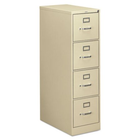 Picture of 310 Series Vertical File, 4 Letter-Size File Drawers, Putty, 15" x 26.5" x 52"HON-314PL