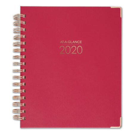 Picture of Harmony Weekly/Monthly Hardcover Planner, 6.88 x 8.75, Berry, 2021-2022AAG-609980559