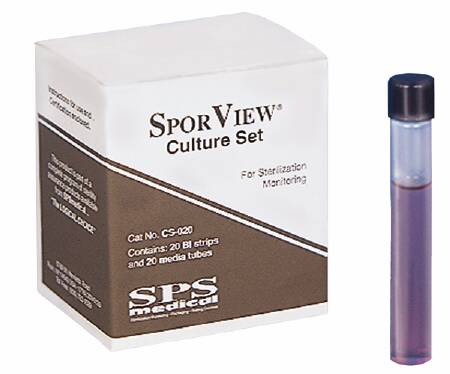 Picture of SporView® Sterilization Biological Indicator Kit Steam / EO Gas / Dry Heat / Chemical VaporCS-020