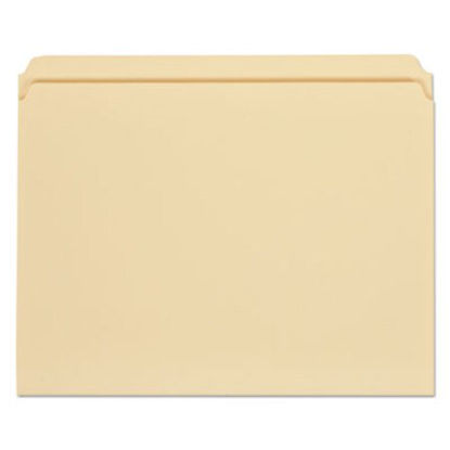 Picture of Top Tab Manila File Folders, Straight Tab, Letter Size, 11 pt. Manila, 100/BoxUNV-12110