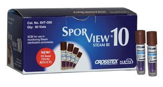 Picture of SporView® 10 Sterilization Biological Indicator Vial SteamSVT-050