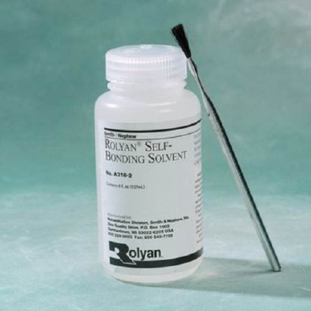 Picture of Rolyan® Solvent 237 ml, Self bonding, with Brush Applicator, ContainerA3182