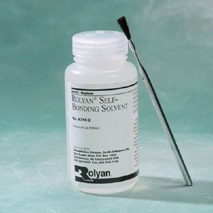 Picture of Rolyan® Solvent 237 ml, Self bonding, with Brush Applicator, ContainerA3182