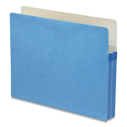 Picture of Colored File Pockets, 1.75" Expansion, Letter Size, BlueSMD-73215