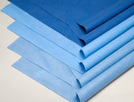 Picture of Cardinal Health™ CH600 Sterilization Wrap Blue / Green 54 X 54 Inch Dual Layer SMS Polypropylene Steam / EO Gas / Hydrogen PeroxideCH6G0054