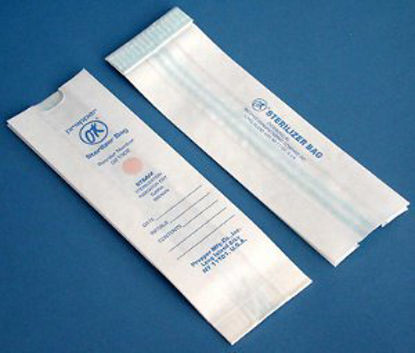 Picture of Sterilization Pouch OK® Steam 1-1/2 X 2-1/2 X 8 Inch White Tape Seal Paper02100200