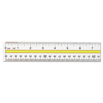 Picture of Acrylic Data Highlight Reading Ruler With Tinted Guide, 15" ClearACM-10580