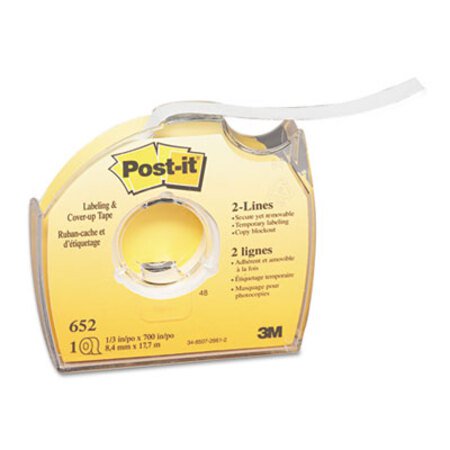 Picture of Labeling and Cover-Up Tape, Non-Refillable, 1/3" x 700" RollMMM-652