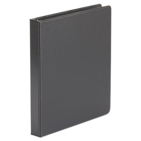 Picture of Economy Non-View Round Ring Binder, 3 Rings, 1" Capacity, 11 x 8.5, BlackUNV-31401
