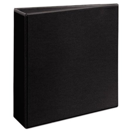 Picture of Durable View Binder with DuraHinge and EZD Rings, 3 Rings, 3" Capacity, 11 x 8.5, Black, (9700)AVE-09700
