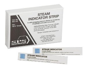 Picture of SPSmedical Sterilization Chemical Indicator Strip Steam 4 InchSIS-100