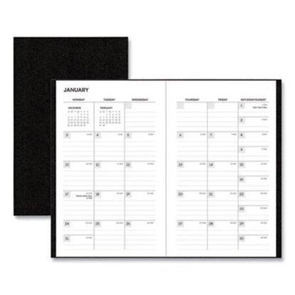 Picture of Aligned Slim Monthly Planner, 6 x 3.75, Black, 2022BLS-123856