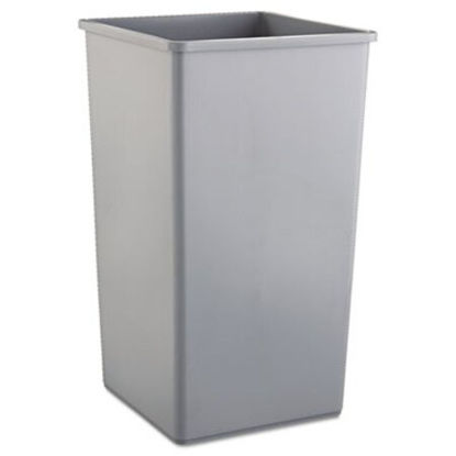 Picture of Untouchable Square Waste Receptacle, Plastic, 50 gal, GrayRCP-3959GRA