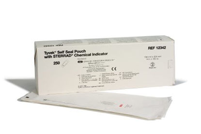Picture of Sterilization Pouch Tyvek® Gas Plasma 6 X 16-1/2 Inch Transparent / White Self Seal Tyvek® Material12342